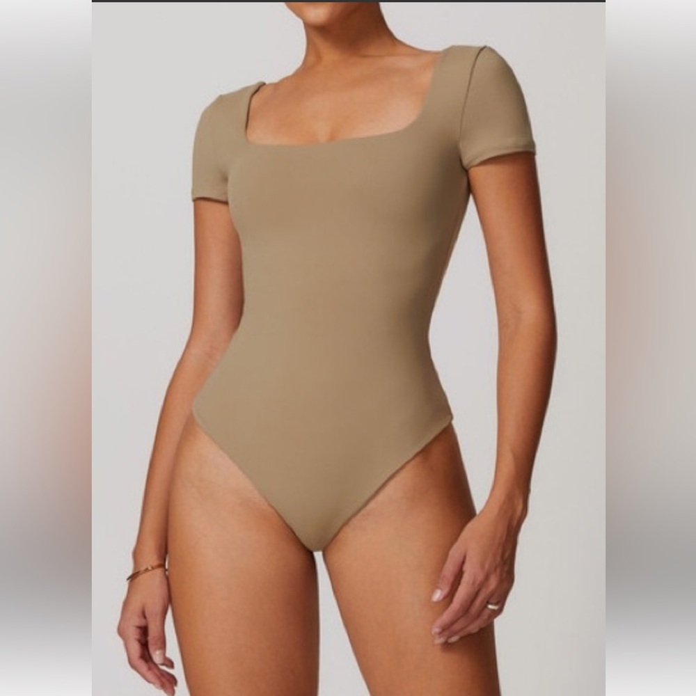 Free People Square Eyes Bodysuit (Sold out online) NWOT